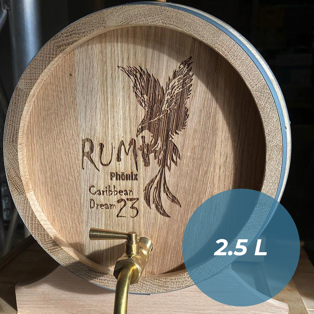  Caribbean Rum 23Y(2.5L Rum) im Holzfass